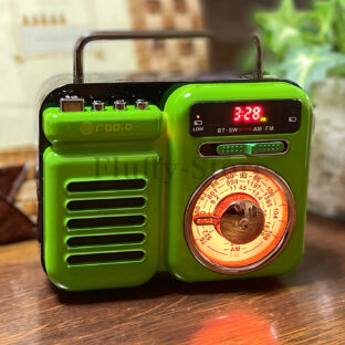 防災用マルチラジオ（グリーン）　緊急時補助機能付